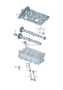 Directo de fábrica MYGT alta calidad 06E109417E válvula de motor balancín para Audi Q5 2,0 <span class=keywords><strong>TFSI</strong></span> Venta Directa - Product Image 5