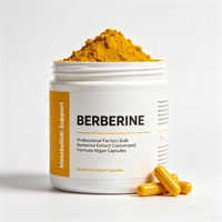 Capsules de Berbérine HCL Naturelle Marque Blanche OEM – Soutien Antioxydant et Énergétique pour la Santé Intestinale et Immunitaire des Adultes – Complément Alimentaire à Base de Plantes