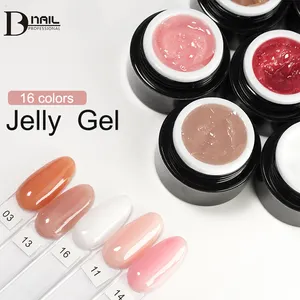 Nail Polish Gel 16 Colors Jelly Polish Effect Hot Sale Color Gel Polish For Nail Salon