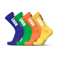 Chaussettes de sport personnalisées pour équipes, chaussettes de basketball d'élite personnalisables avec votre propre logo, mélange de coton respirant pour le printemps