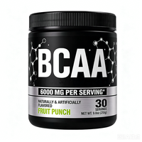 Bebida en Polvo para Recuperación Post-Entrenamiento, 30 Porciones, Nutritiva, Sabor Frambuesa Azul, Polvo de BCAA Fermentado, Suplemento de Aminoácidos