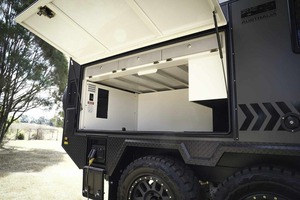 Camping 4x4, Camioneta de Plataforma Plana, Toldo de Aluminio Plegable, Mini Toldo Extensible Impermeable, Ligero, Moderno, con Suspensión Independiente - Product Image 4