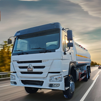 Proveedor de fábrica usado Sinotruk Howo 6x4 camión cisterna diésel 20000L tanque de combustible líquido Manual 8x4 371/375hp venta de camiones de segunda mano