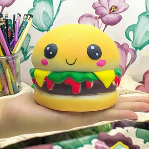 Jincan Squeeze Toys Wholesale Spot Squishy Emoticon Cone PU Sandwich Cookies Waffle Pizza Pie & Cake Simulation Slow <b>Rebound</b> - Product Image 5