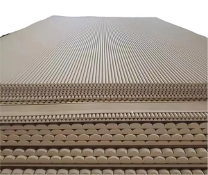 Dập nổi Ván ép mềm tường Bảng điều khiển cong rãnh <span class=keywords><strong>MDF</strong></span>/HDF sóng tường Bảng điều khiển trang trí vòng/linh hoạt sáo <span class=keywords><strong>MDF</strong></span> 3D Hội Đồng Quản trị gỗ Veneer - Product Image 1