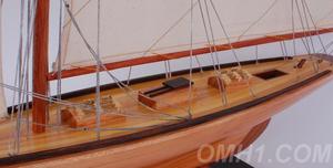 Tuiga Large <b>Sailboat</b> Model Cedar Wooden Handicraft for Nautical Decor and Home Gift Items (80Lx15Wx100H cm) - Product Image 3