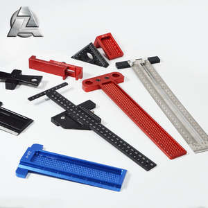 Outil à main pour le travail du bois menuiserie métal haute précision multifonctionnel angle droit 90 degrés règle d'angle carré pour charpentier - Product Image 4