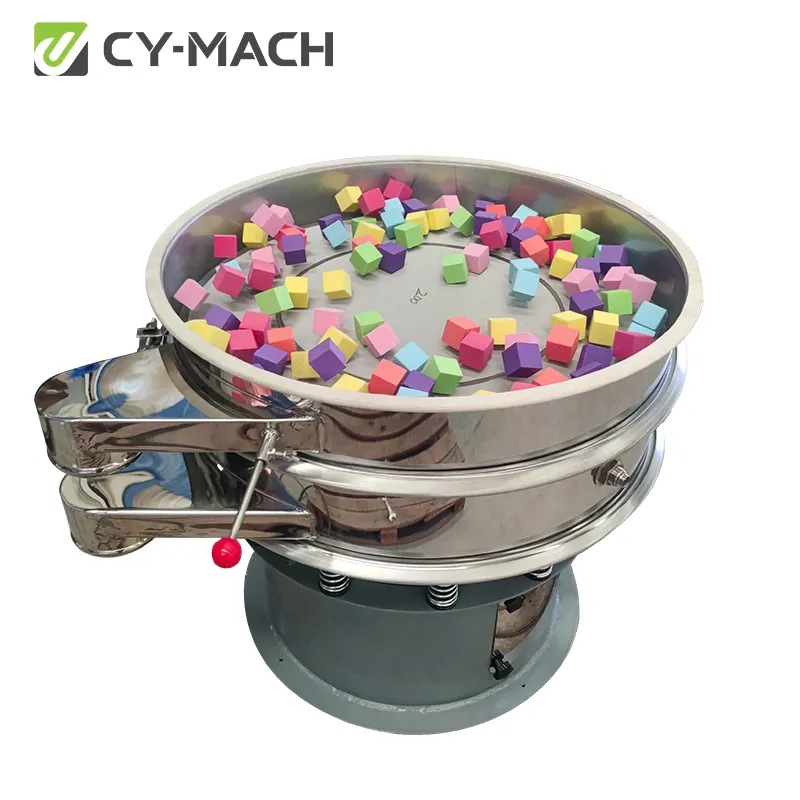 CY-MACH Automatic herb grinder cocoa powder rotary vibrating screen machine