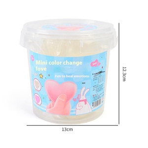 Mini Ballon Musical Amour en TPR, Jouet de Décompression Lumineux Changeant de Couleur, Jouet à Pétrir pour Enfants de 5 à 7 Ans, Couleur Maltose - Product Image 5