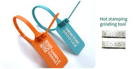 Scellé de sécurité en plastique, attache-câble en plastique avec impression personnalisée de logo et numéros
