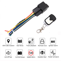 Traceur GPS Relais Dissimulé avec Télécommande, Kit Antivol, Coupure de Carburant à Distance par Touche Unique pour Véhicule, Voiture, Moto, Localisateur GPS, Application Gratuite