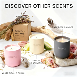 Hũ đựng nến gốm sứ cao cấp Naturix 10 oz, nhãn tùy chỉnh, trang trí, trống, làm nến, bề mặt mờ, chất liệu xi măng bê tông - Product Image 2