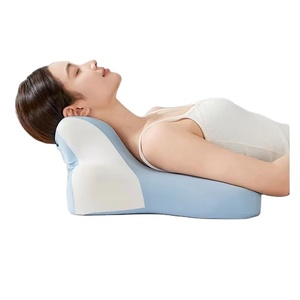 Almohada Ergonómica de Espuma Viscoelástica con Funda de Algodón de Rebote Lento, Funda Extraíble, Multifuncional para el Cuello - Product Image 1