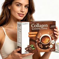 Café minceur au collagène avec L-Glutathion et L-Carnitine, favorise le métabolisme, brûle les graisses, coupe-faim pour femmes et hommes