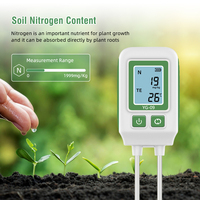 Testeur de sol 4 en 1 YG-09, capteur de température/azote/phosphore/potassium, analyseur de nutriments pour le jardinage, l'agriculture et la plantation en pot