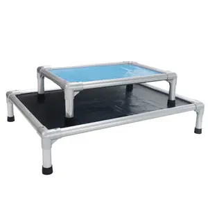 快適な柔らかいペットベッドのソファを冷却する中国製ペットレストドッグベッド高級中国製ドッグベッドアルミニウム