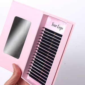 Extensiones de pestañas individuales personalizables, 20 filas, bandejas pbt, volumen mate, 0,07 0,03, bandejas coreanas l de rizado - Product Image 2