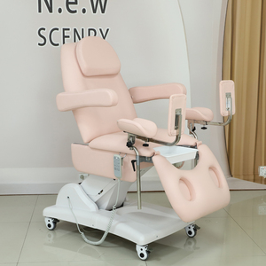 Chaise d'examen gynécologique de <span class=keywords><strong>lit</strong></span> d'accouchement obstétrique d'hôpital électrique moderne de 3 moteurs table d'opération équipement médical - Product Image 2