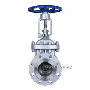 High-Pressure and High-Temperature 304/316 Stainless Steel Gate Valve Forged Steel Flanged Type American Standard