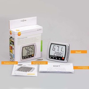 Testo 608-H1 Moniteur de Climat Intérieur Double Utilisation (Bureau et Mur) avec Affichage Minimale, Calcul du Point de Rosée et Grand Écran LCD - Product Image 5