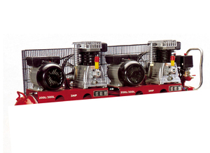 Compresores de aire industriales de 2.2*2KW 3*2HP 200/300L, venta directa de fábricas chinas. - Product Image 2