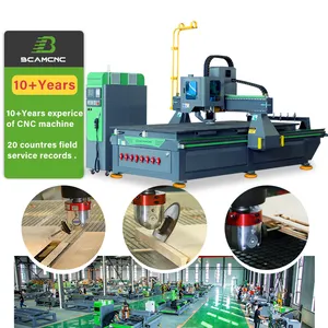 BCAMCNC cnc router machine woodworking custom horizontal carving spindle cnc router stainless steel cutting cnc router