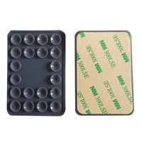 Étui de téléphone portable en silicone Design C avec ventouse, support à forte adhérence pour selfies et vidéos, couleur personnalisable, impression de logo personnalisable