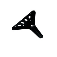 Accessoires de meubles en fer, métal et plastique-Pieds de canapé pour table, chaise, lit et armoire Noir Or Chrome