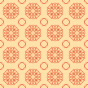 Tissu en coton doux à motif floral géométrique de la série rouge, imprimé numérique personnalisé 2025, pour robes, chemisiers et chemises pour femmes - Product Image 6