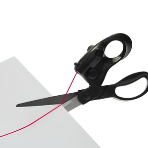 Ciseaux de couture pour étudiants en acier inoxydable de qualité industrielle, guidés par laser pour des coupes droites, pour l'artisanat et l'emballage à domicile - Product Image 4