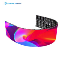 Écran LED incurvé 500*500mm P2.6 P3.91mm, panneau LED flexible pour extérieur, location d'écran LED, panneau d'affichage LED