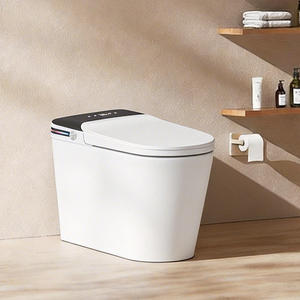 <span class=keywords><strong>Toilette</strong></span> intelligente Fonction de parfum Commande vocale Mise à niveau de luxe avec lumières LED de couleur <span class=keywords><strong>Toilette</strong></span> automatique montée au sol - Product Image 1