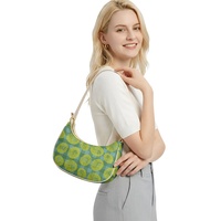 Sac croissant en PU imprimé sur mesure de haute qualité pour femmes, idéal comme cadeau, vente en gros
