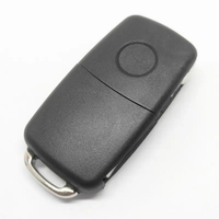 202AD 2B coque de clé de voiture à distance pour les modèles VW Volkswagen Compatible Bora Golf 4/5/6 Polo Bora Touran clé pliante vierge à 2 boutons
