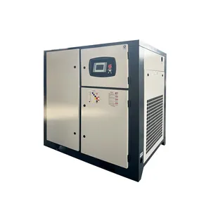 Personalização 15kw parafuso ar compressor industrial secador hetero tensão equipamento industrial economia de energia