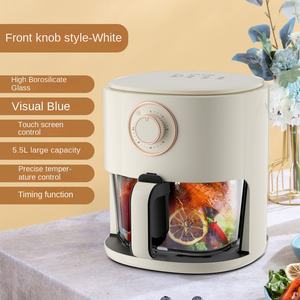 Intelligent Transparent Modern Square Air Fryer Non-Stick Surface French Operating Language Electric Power for Household Use - Product Image 5