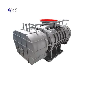 twin lobe root blower coupling drive cement clinker transport industrial air blower 7% energy saving