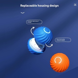 Balle de saut gravitationnelle écologique pour chien, style amusant, jouet automatique résistant aux morsures, soulage l'ennui, emballée en boîte, l'accessoire indispensable - Product Image 4