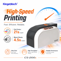 Printer Kartu ID Plastik Desktop Hiti CS-200e 300dpi Ethernet, Produktif dan Serbaguna, Tersedia, Harga Kompetitif