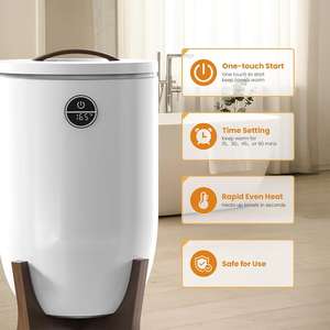 Calentador de Toallas de 20L con Aspecto de <span class=keywords><strong>Madera</strong></span>, Calentamiento Rápido de Grado Comercial para Salón, Spa y Barbería - Product Image 6