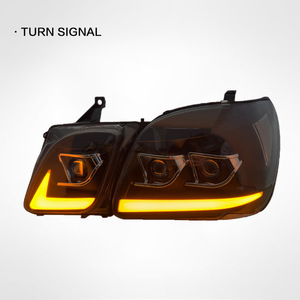 Nuevo Conjunto <span class=keywords><strong>de</strong></span> Faros Delanteros <span class=keywords><strong>de</strong></span> 12V para Lexus LX470 98-07 con Luces Diurnas LED y Señales <span class=keywords><strong>de</strong></span> Giro Secuenciales - Product Image 3