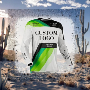 Jersey de Ciclismo de Manga Larga Transpirable Unisex MZ-09 de Alta Calidad de la Marca MZ, 260 g, 100 % Poliéster para Motocross, Ciclismo de Carretera y Bicicleta de Montaña - Product Image 3