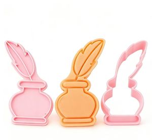 <span class=keywords><strong>Emporte</strong></span>-pièces 3D en forme de globe de dessin animé et de bouteille d'encre, tampons de gaufrage en argile DIY - Product Image 6