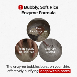 Espuma Limpiadora Suavizante para la Piel con Enzimas de Arroz No3, Limpiador Espumoso Exfoliante Suave con Enzimas de Arroz - Product Image 2