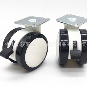 Junyuewei Rigid Caster With Brake 60mm Diameter Silent Wear Resistant For Furniture - Product Image 5