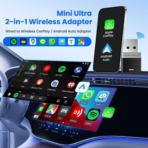 Adaptador inalámbrico Carplay Android Auto Plug and Play WiFi Fast Connect Smart Dongle 2in1 para Seat Ibiza Arona <span class=keywords><strong>Leon</strong></span> Ateca Tarraco - Product Image 2