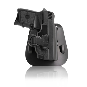 Holster universel en polyester IPSC S&W M&P Bodyguard 380, libération par l'index, OWB, protection personnelle - Product Image 5
