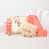 Fournisseur OEM à service complet, ensemble de produits essentiels pour le soin de soi, ensemble de relaxation pour le corps et le bain, 5 pièces, ensemble de soins de la peau, ensemble cadeau de voyage pour elle