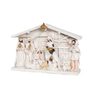 Dropshipping Shopify 9 Piece <b>Nativity</b> <b>Set</b> Resin Figurines Jesus Mary Joseph Christmas Manger Scene Decor - Product Image 1
