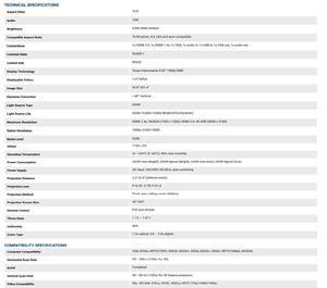 Thông Minh <span class=keywords><strong>DLP</strong></span> Android 11 Máy Chiếu Optoma Eh412 2G RAM 1080P HDR <span class=keywords><strong>Mini</strong></span> 4K Độ Phân Giải Đèn <span class=keywords><strong>LED</strong></span> Pin Tùy Chọn Bao Gồm Màn Hình - Product Image 4